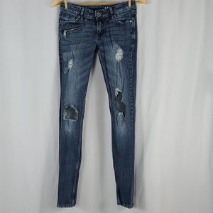 Hurley | Distressed Blue Skinny Jeans